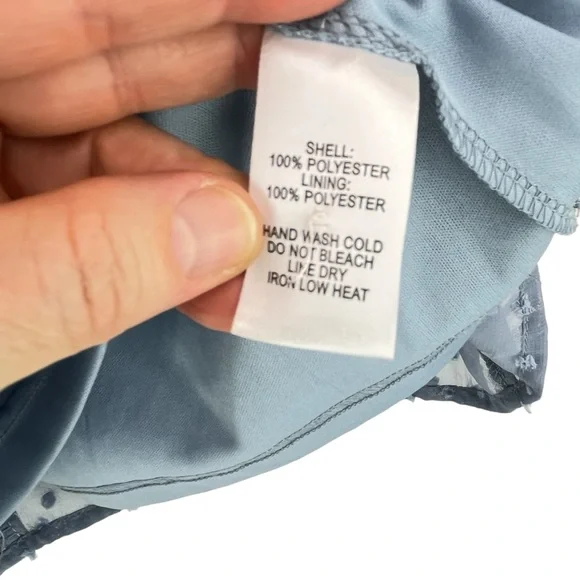 Lulu's Blue Polka Dot Mini Dress - Picture 13 of 16